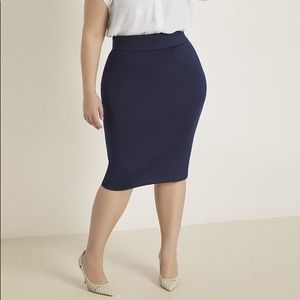 Fashion 2 Figure Neoprene Pencil Skirt